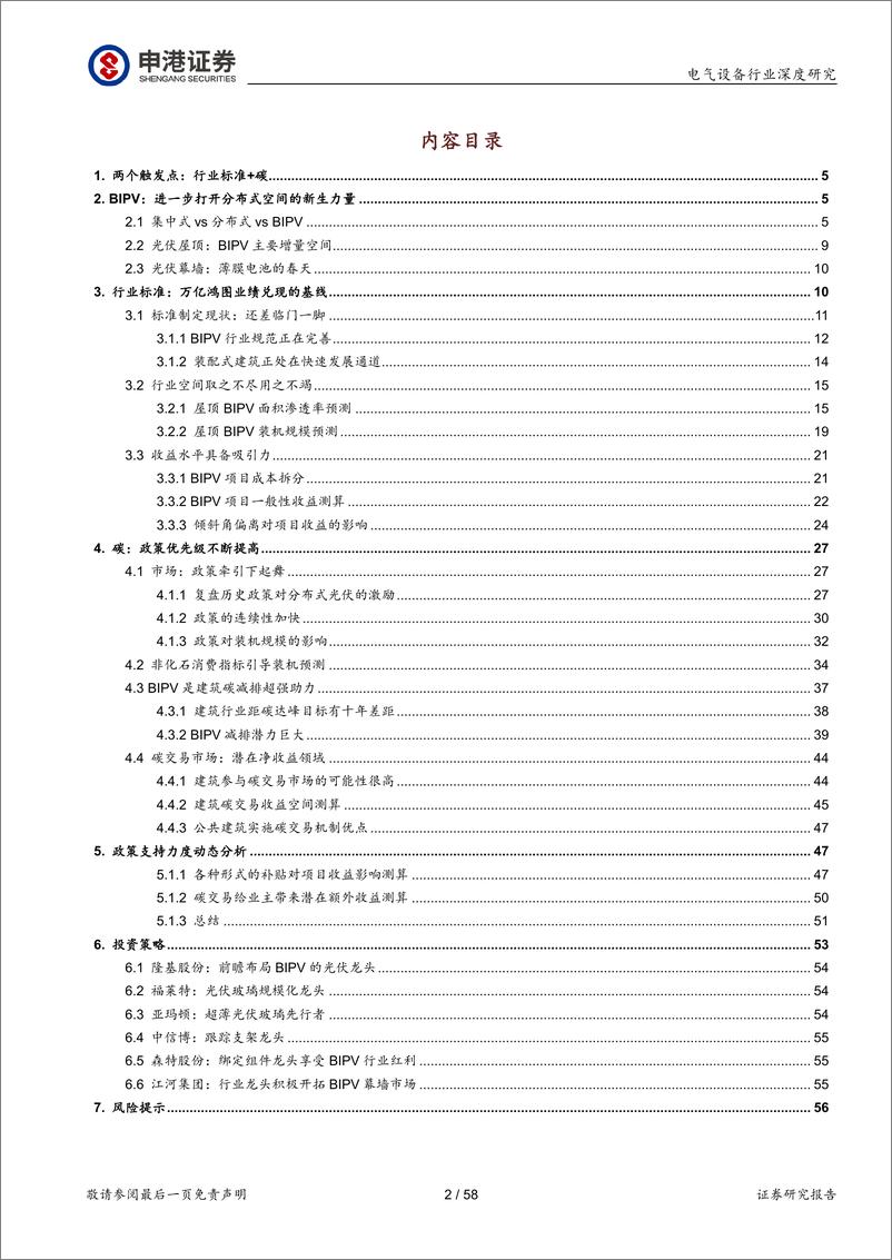 《电气设备行业：BIPV行业深度，万事俱备，一触即发-20210625-申港证券-58页》 - 第2页预览图