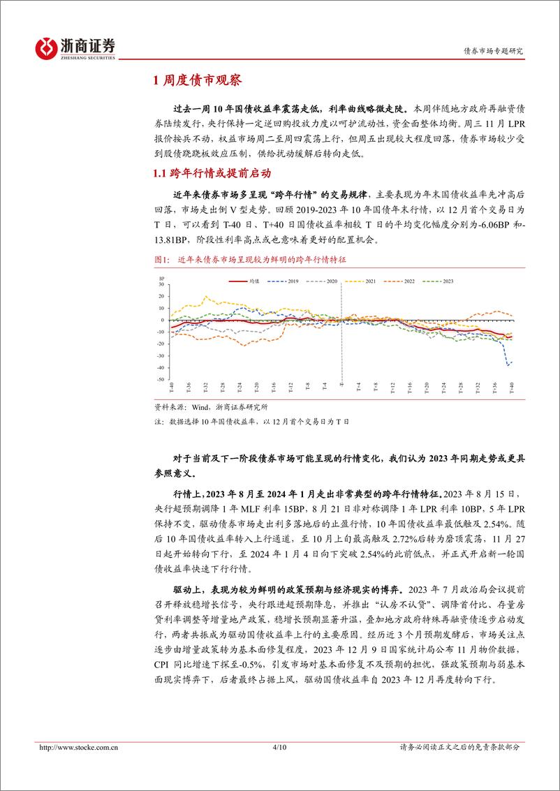 《债市策略思考：跨年行情或提前启动-241123-浙商证券-10页》 - 第4页预览图