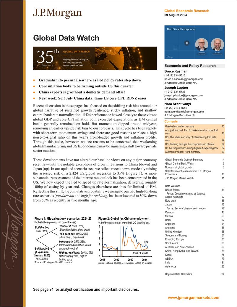 《PMorgan Econ  FI-Global Data Watch Both sides now-109781706》 - 第1页预览图