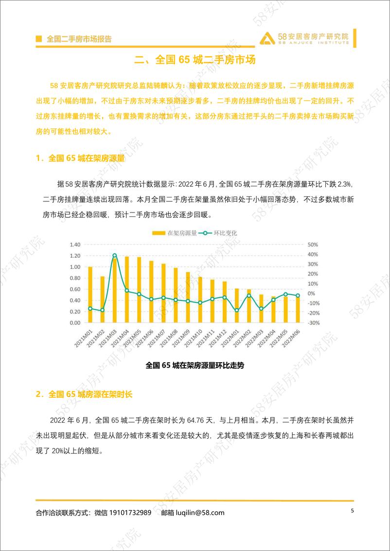 《全国二手房市场报告（2022年6月）-58安居客房产研究院-2022.6-22页》 - 第6页预览图