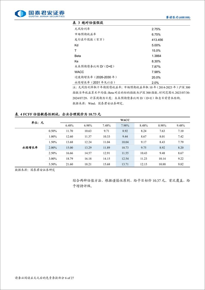 《赛诺医疗(688108)首次覆盖报告：冠脉业务复苏，差异化产品打开神介市场-240801-国泰君安-27页》 - 第6页预览图