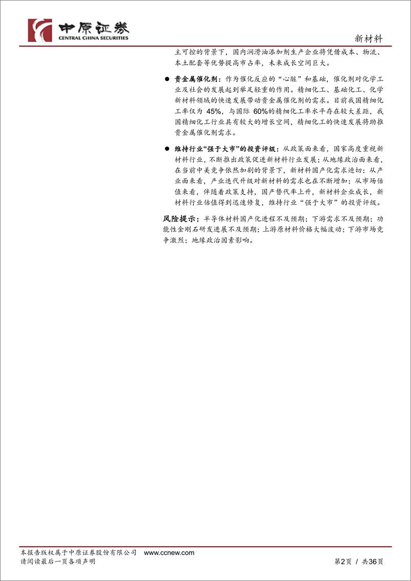 《新材料行业年度策略_赋能制造业_把握国产替代和自主创新机会》 - 第2页预览图