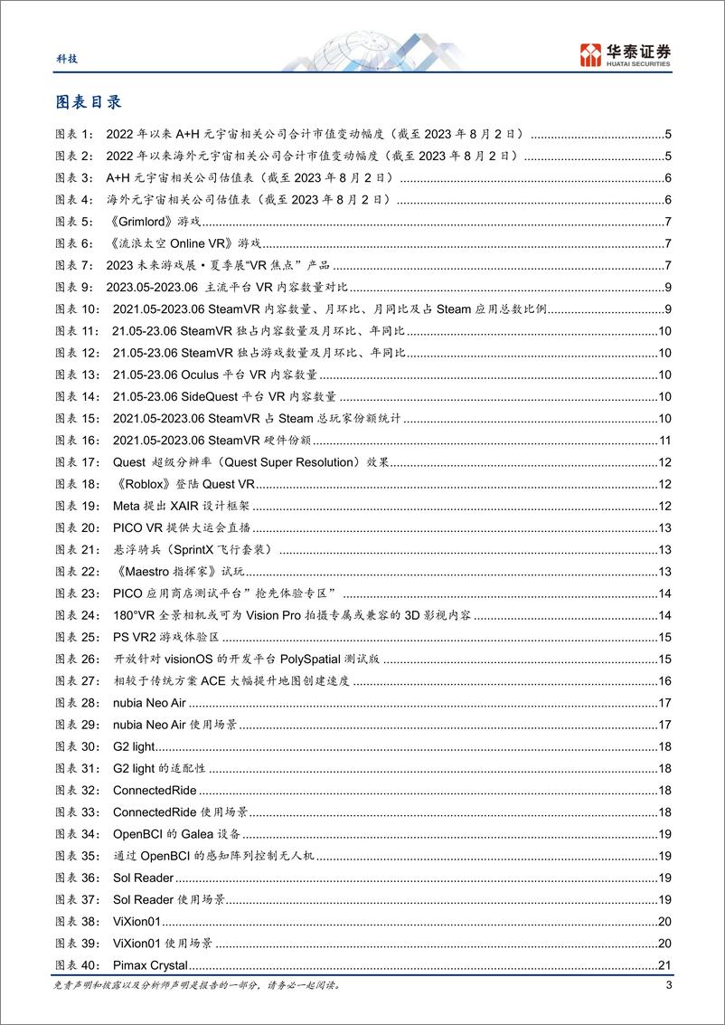 《科技行业7月元宇宙：丰富XR内容齐聚CJ-20230804-华泰证券-29页》 - 第4页预览图