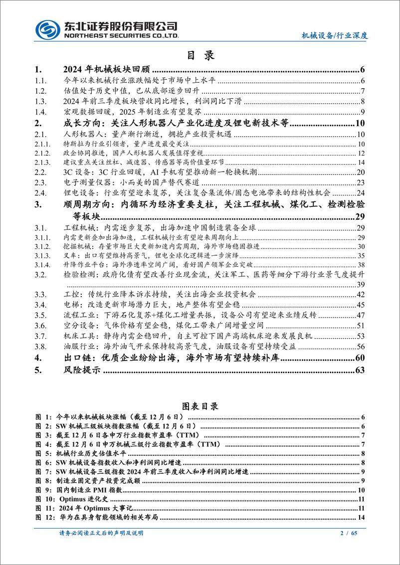 《2025机械设备行业年度策略：重视新技术产业机遇，关注内需与出口的结构性机会-241217-东北证券-65页》 - 第2页预览图