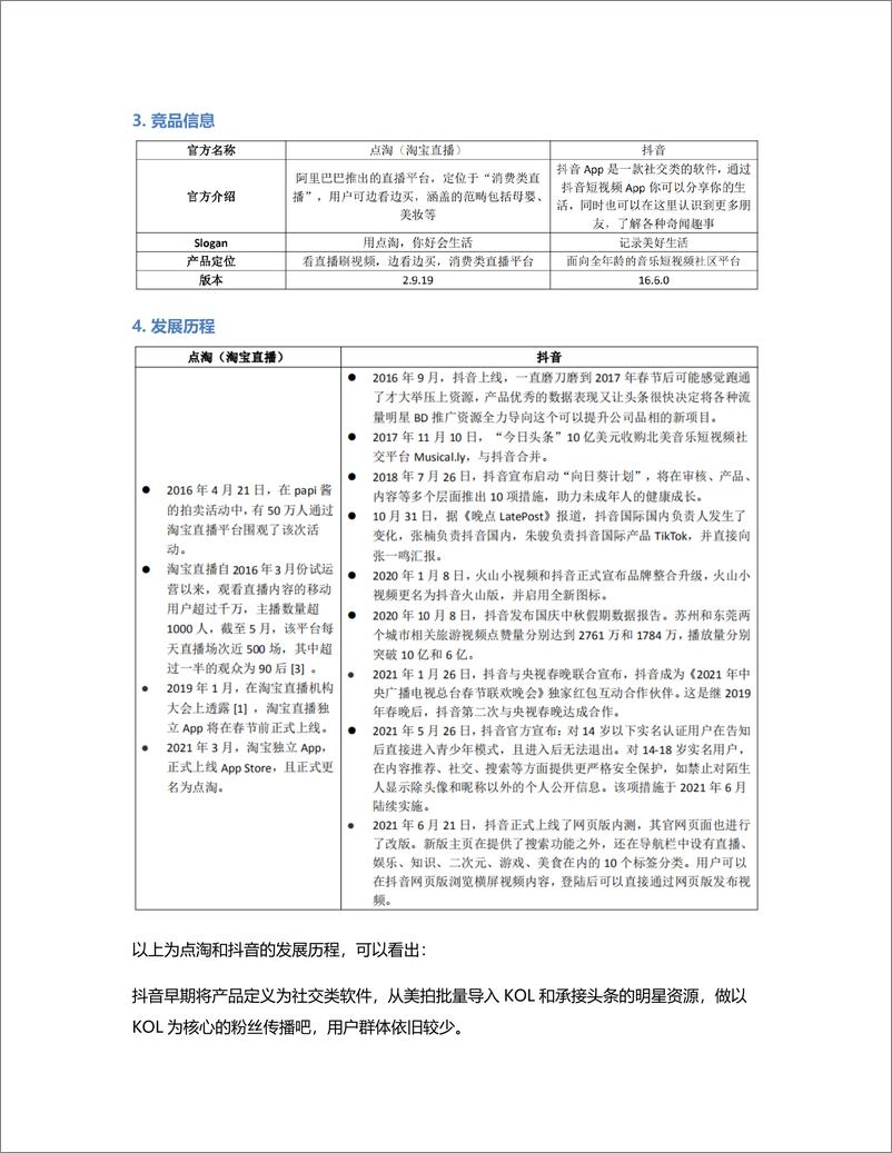 《竞品分析报告： 点淘VS抖音直播电商》 - 第4页预览图