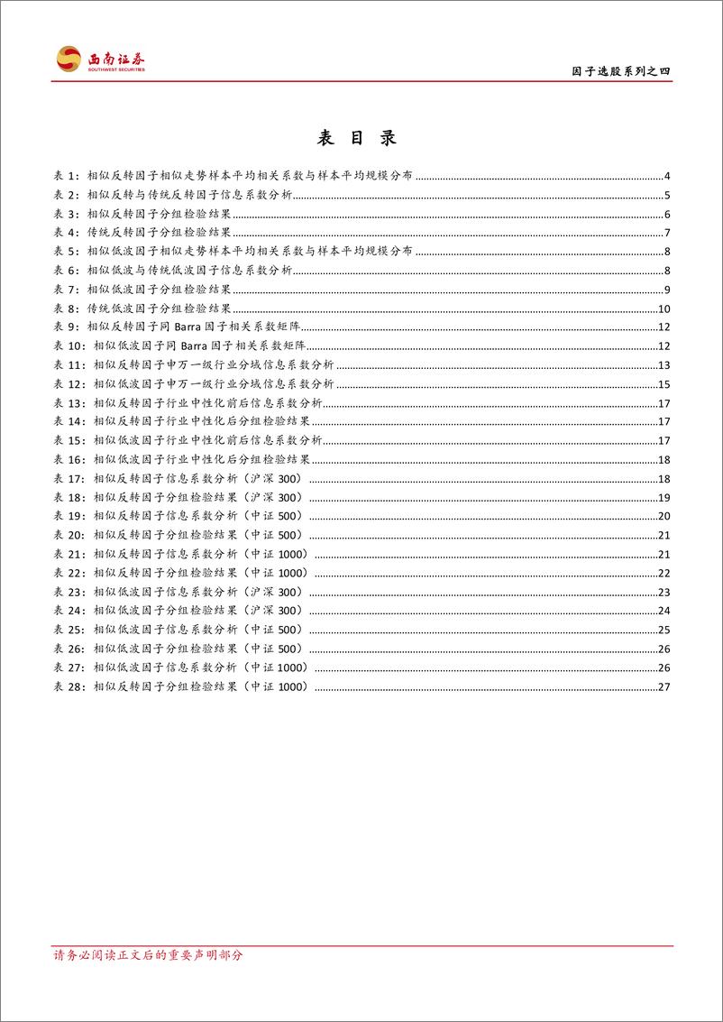 《因子选股系列之四：基于历史相似走势的因子选股研究-240905-西南证券-35页》 - 第4页预览图