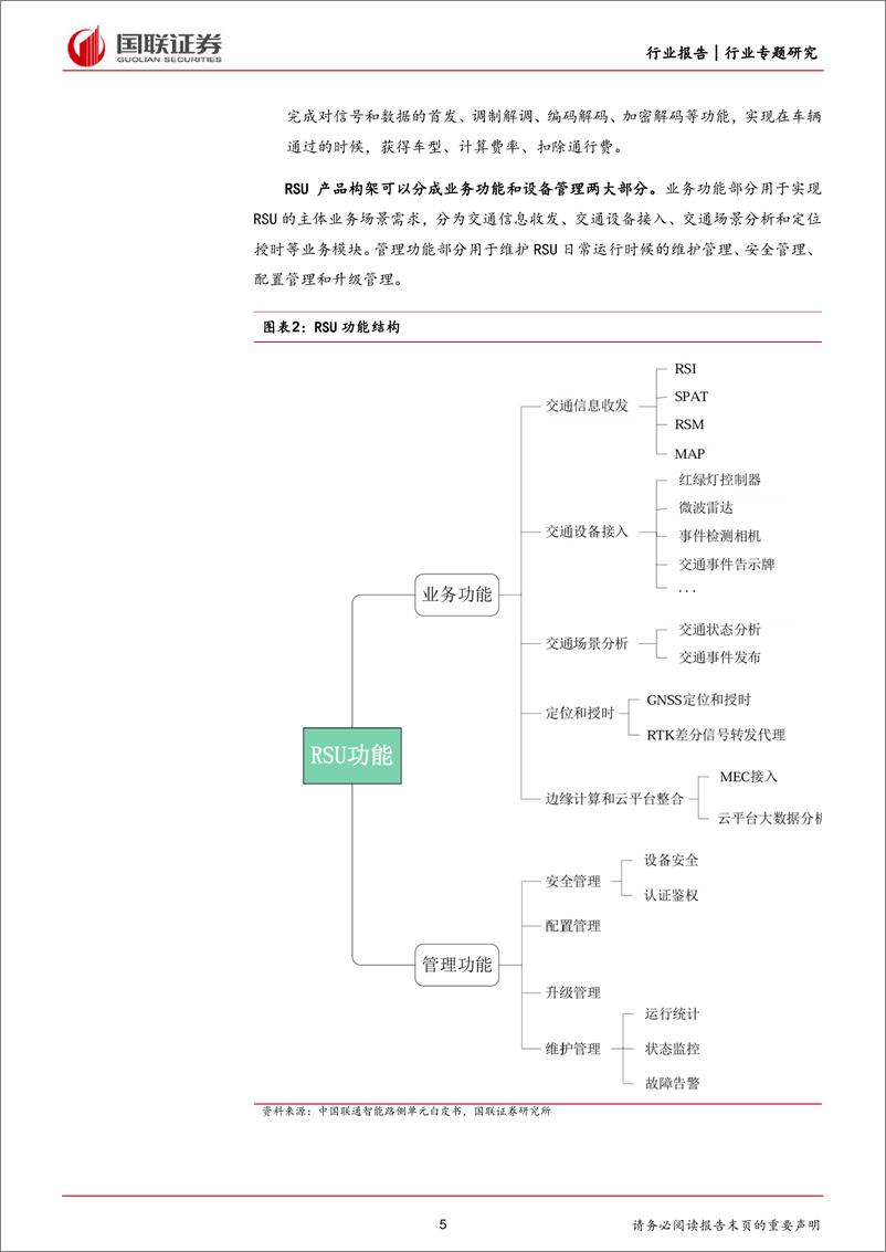 《计算机行业：车路云一体化系列之路侧单元(RSU)篇-240701-国联证券-26页》 - 第5页预览图