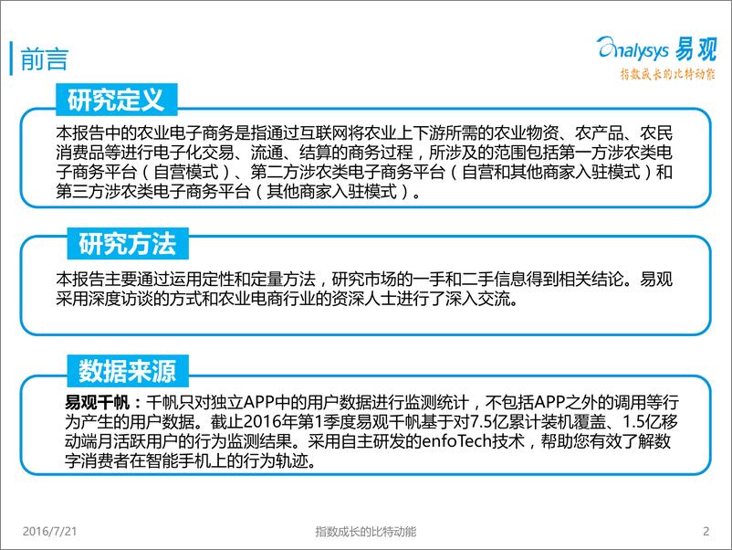 《农业电商行业专题研究报告》 - 第2页预览图