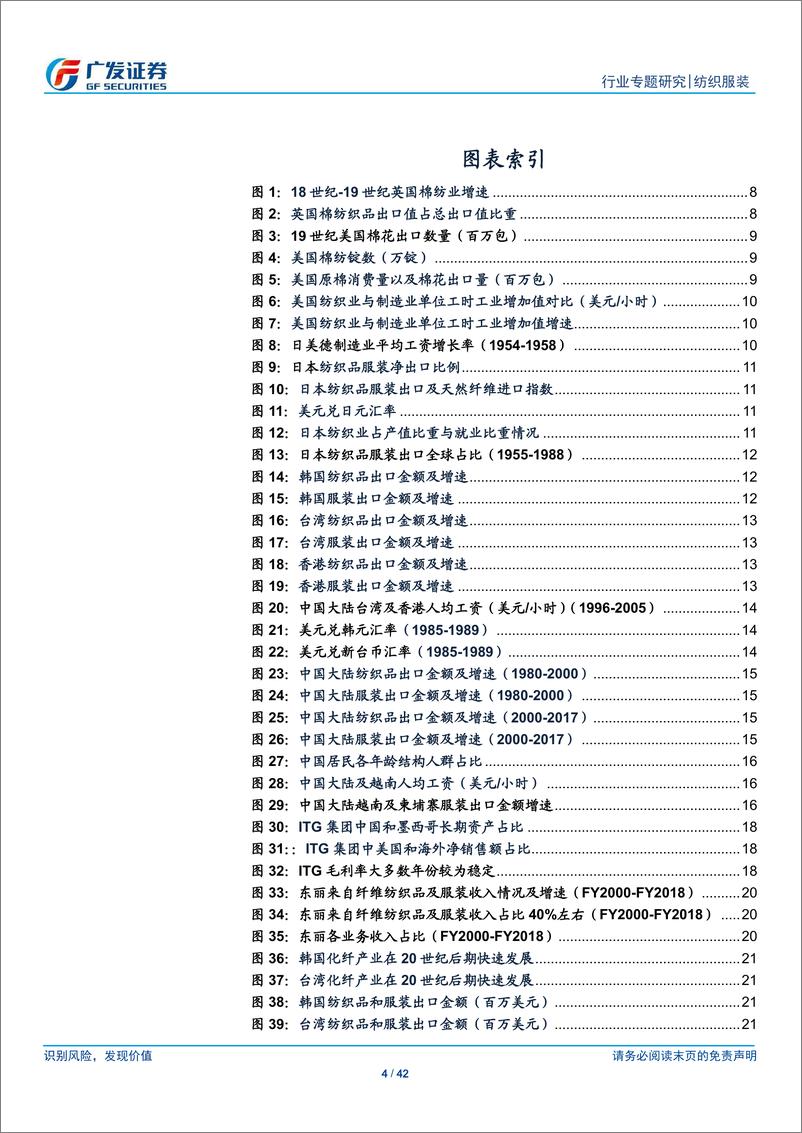 《纺织服装行业专题研究：解读全球纺织产业中心转移历史，探索中国纺织制造企业未来方向-20190224-广发证券-42页》 - 第5页预览图