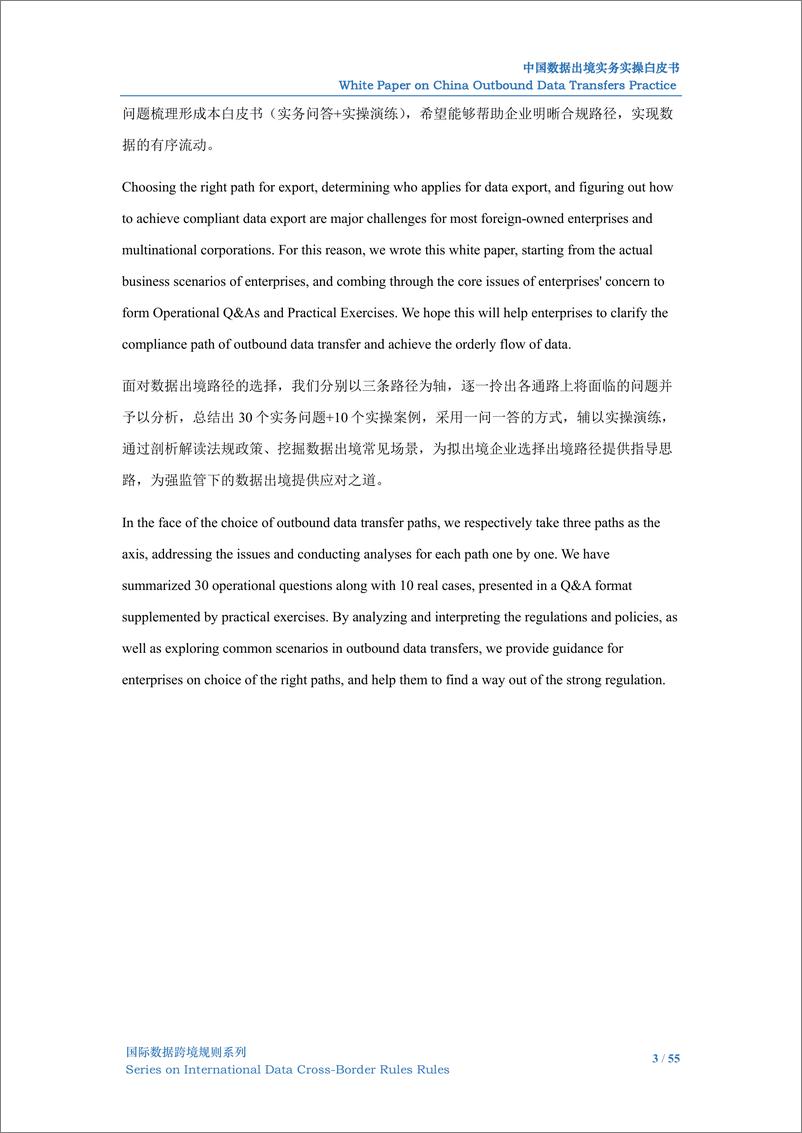 《数据集团：2024中国数据出境实务实操白皮书：实务问答与实操演练》 - 第3页预览图