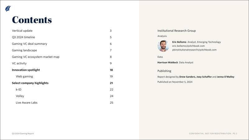 《PitchBook-2024年三季度游戏报告（英）-2024-14页》 - 第2页预览图