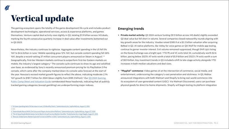 《PitchBook-2024年三季度游戏报告（英）-2024-14页》 - 第3页预览图