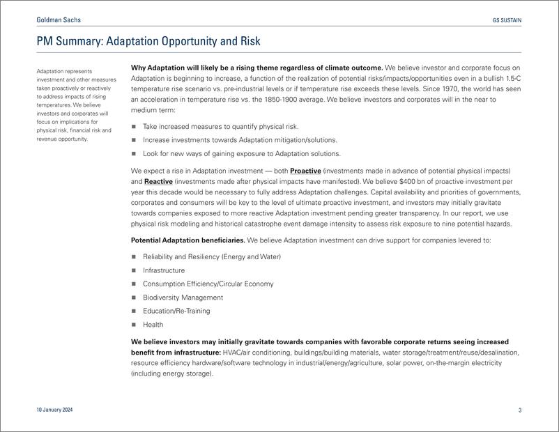 《2024年气候适应投资：物理风险、财务风险及机遇分析报告（英文版）-高盛》 - 第4页预览图