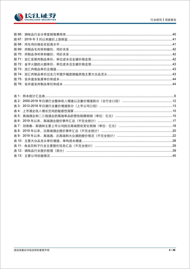 《食品饮料行业2019年中期投资策略：以价为矛，以量为盾-20190625-长江证券-46页》 - 第5页预览图