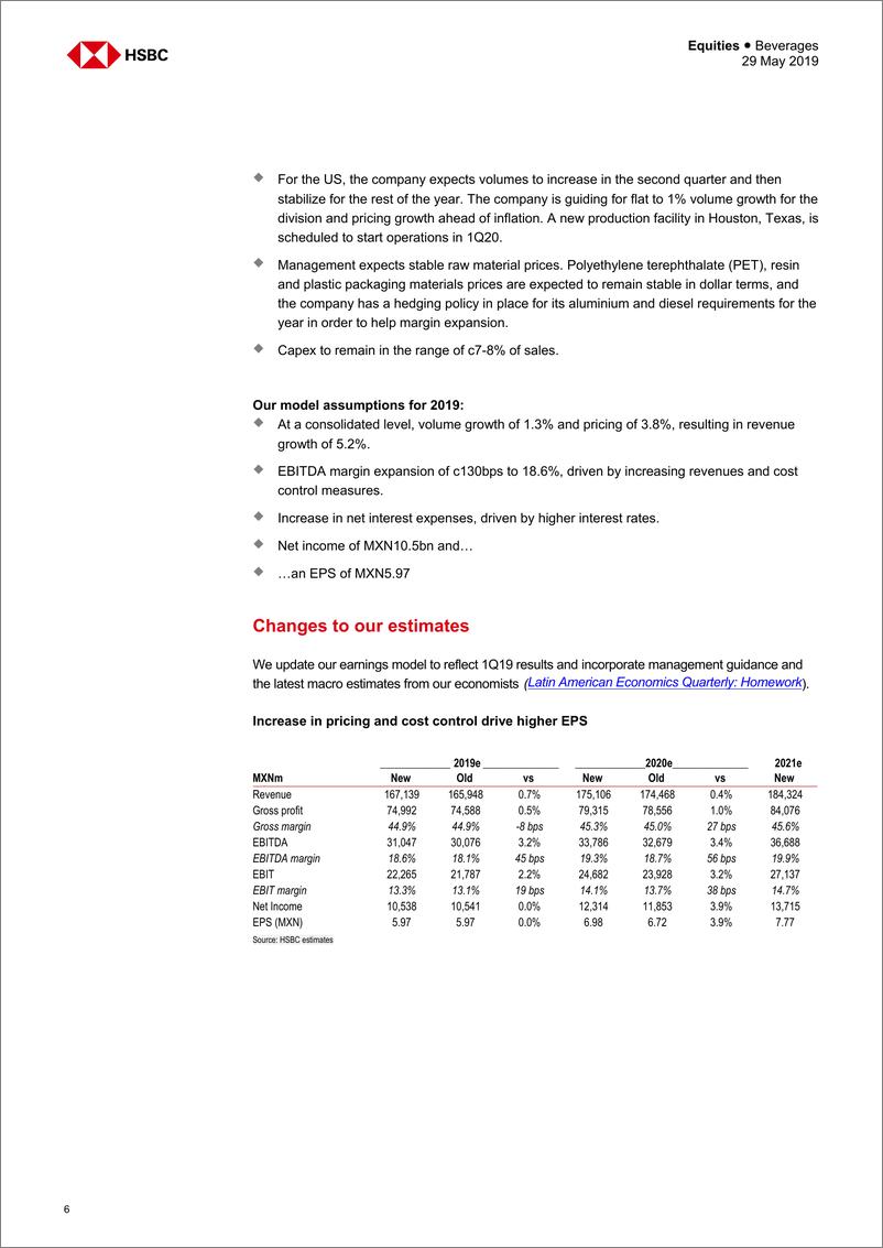 《汇丰银行-全球-饮料行业-2019年Q1全球饮料业：如今价格几何？-2019.5.29-42页》 - 第7页预览图