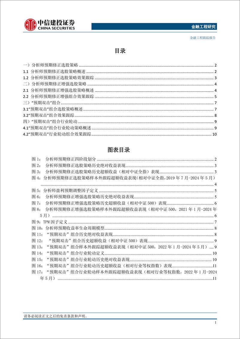 《分析师预期选股策略月报(2024年6月)：短期关注有色汽车消服通信电子行业股票-240605-中信建投-15页》 - 第2页预览图