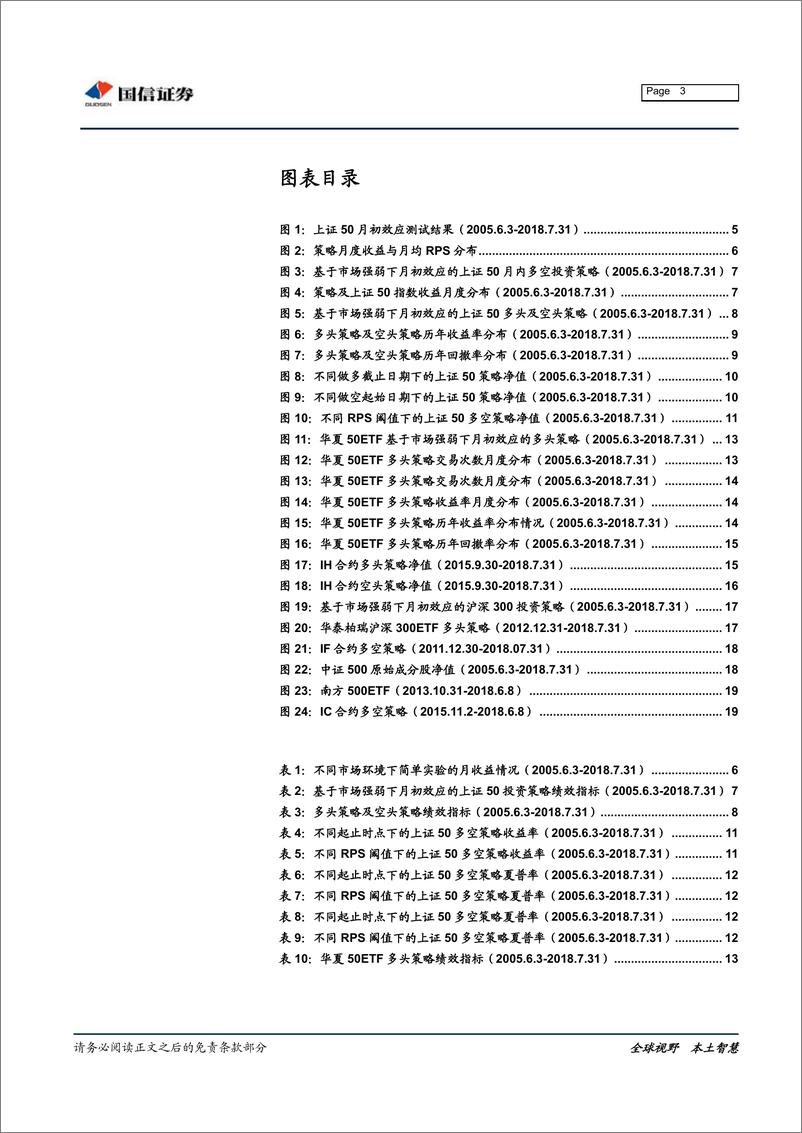 《国信证2018081金融工程专题研究：基于市场强弱下月初效应的指数投资方法》 - 第3页预览图