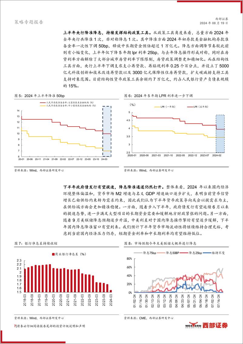 《2024年市场流动性中期策略：破冰之后，细水长流-240819-西部证券-52页》 - 第7页预览图