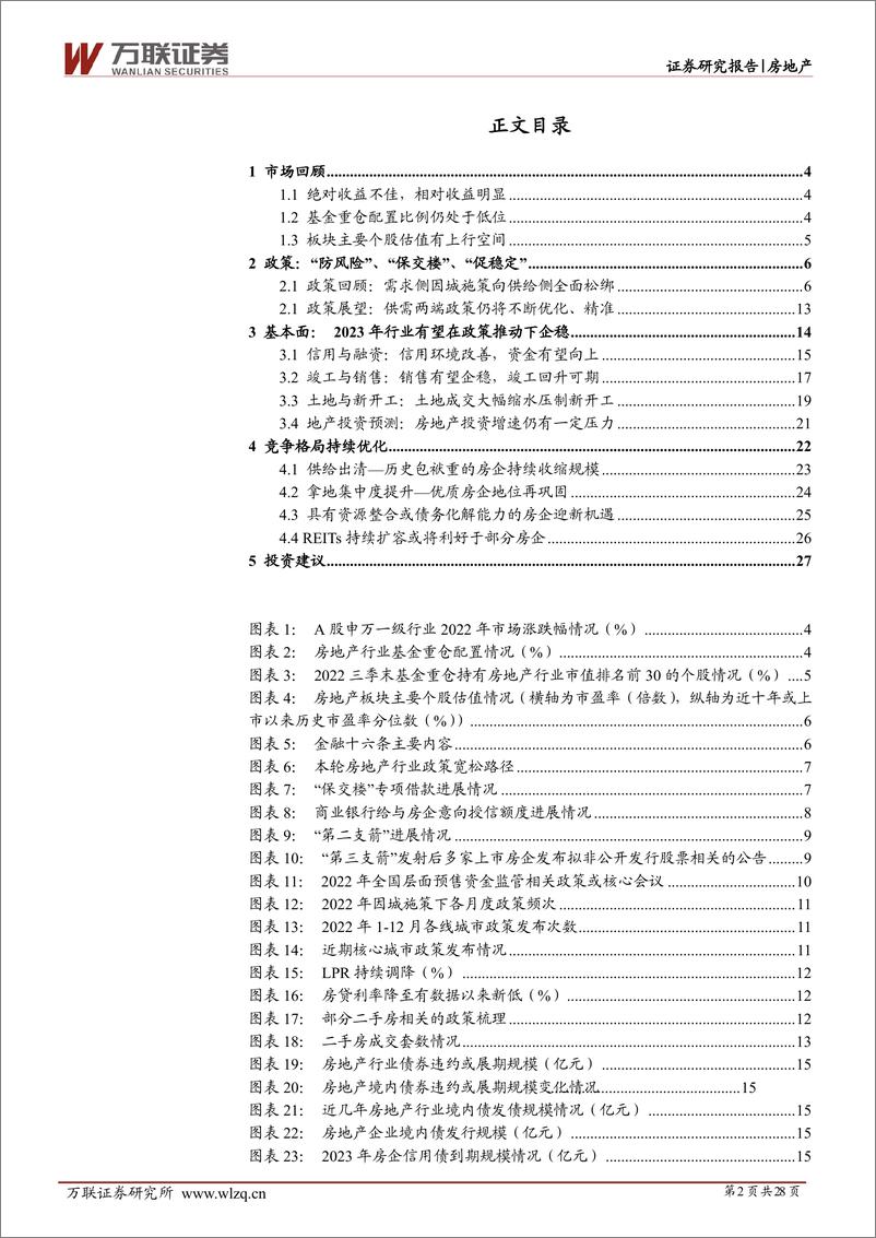 《2023年房地产行业投资策略报告：檐流未滴梅花冻，雪后花开会有期-20230117-万联证券-28页》 - 第3页预览图