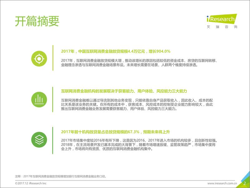 《2017年中国互联网消费金融行业报告》 - 第2页预览图