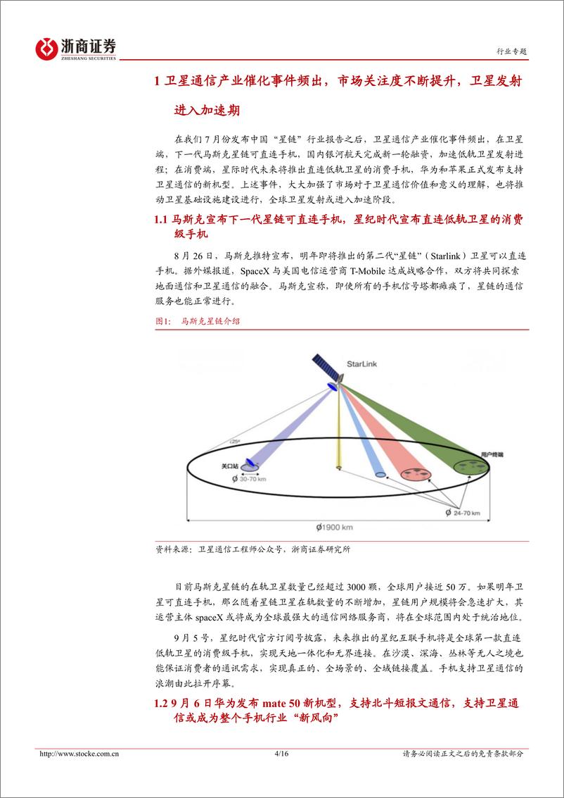 《通信行业专题报告：卫星通信产业催化事件频出，中国“星链”蓄势待发》 - 第4页预览图