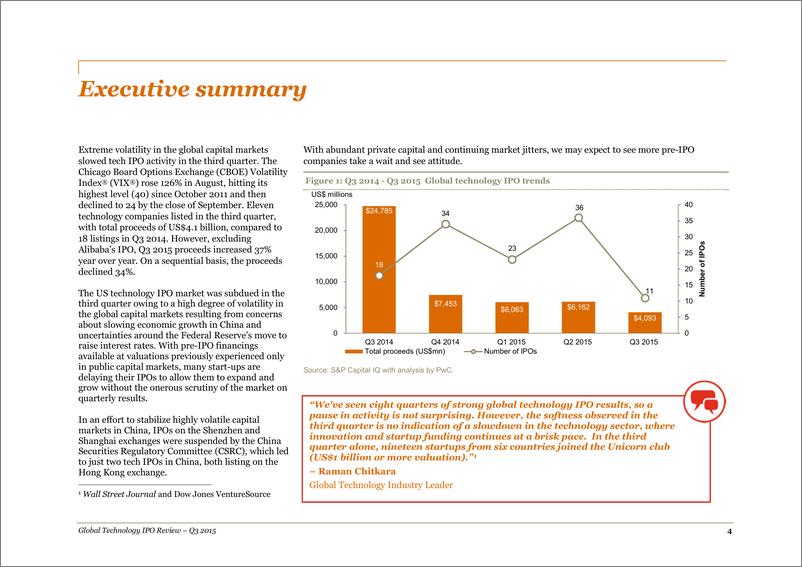 《2015年第三季度全球科技企业上市回顾 》 - 第4页预览图