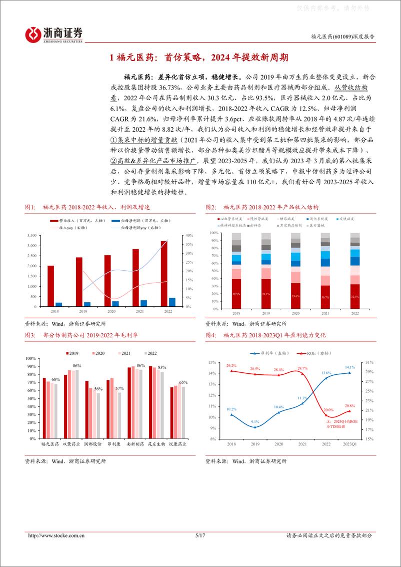 《浙商证券-福元医药(601089)深度报告：被忽视的首仿高效药企-230613》 - 第5页预览图