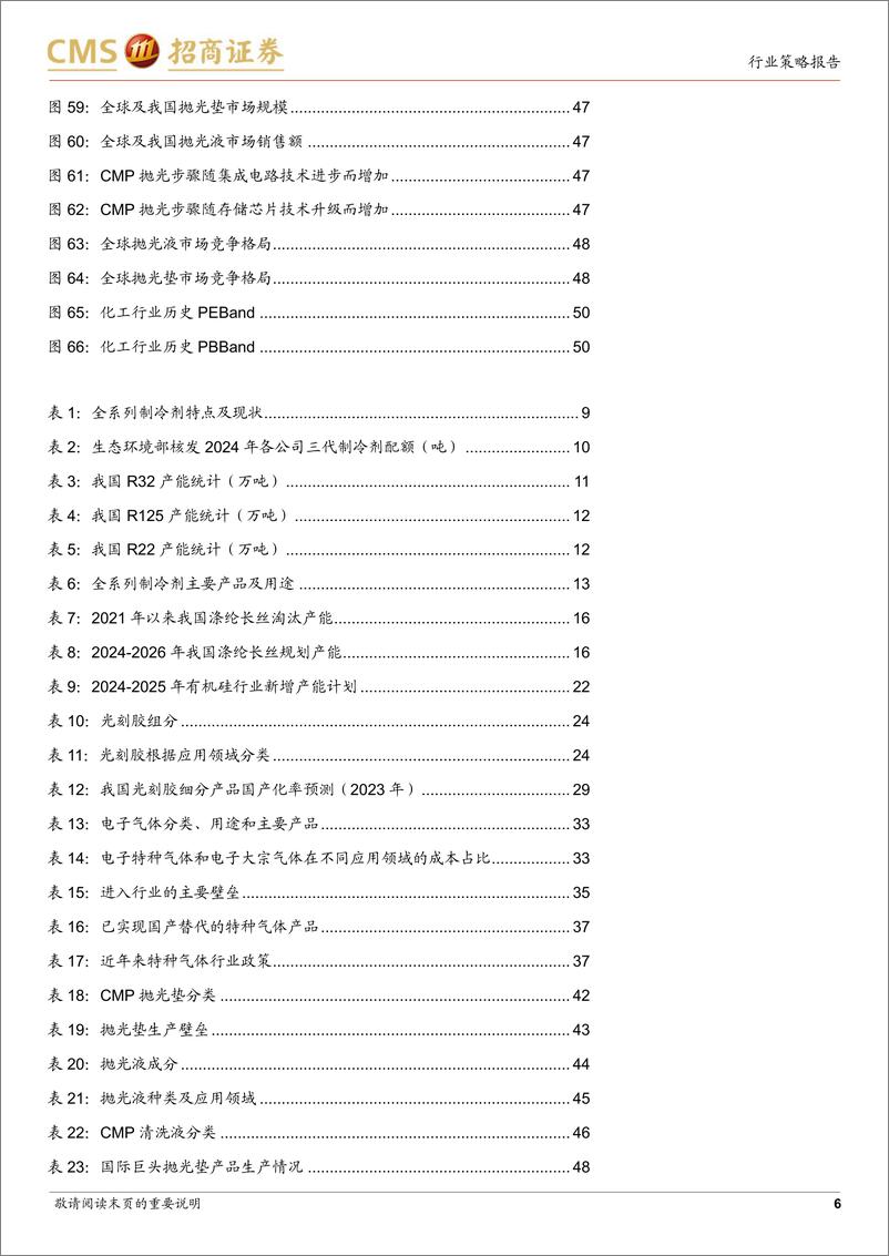 《基础化工行业2025年度策略报告：关注供给侧受限行业及“自主可控”相关新材料-241217-招商证券-51页》 - 第6页预览图