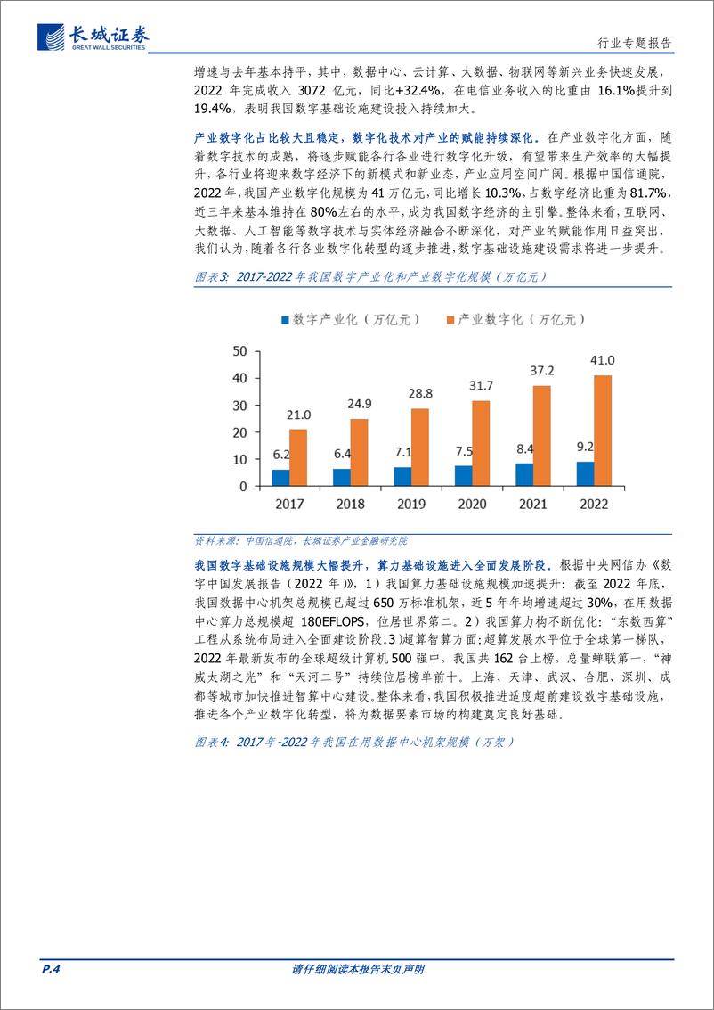 《通信行业专题报告：算力基础设施为激活数据要素潜能提供重要支撑，看好相关环节投资机遇》 - 第4页预览图