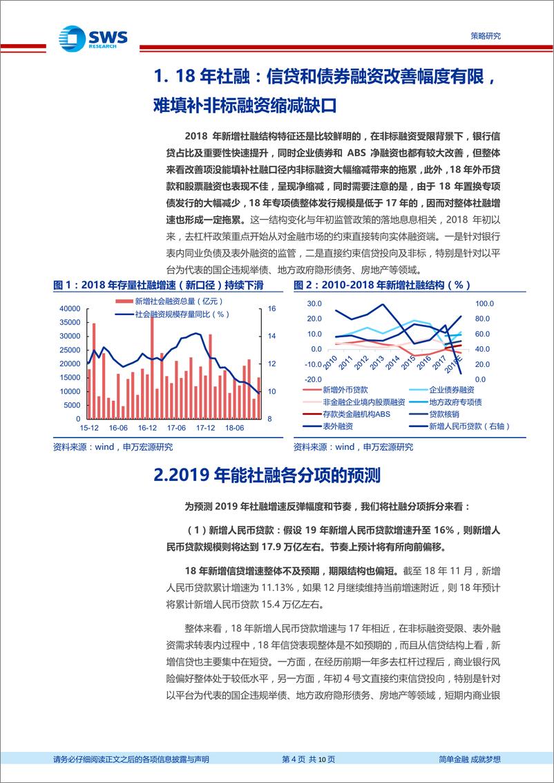 《债券热点聚焦系列之一：2019年社融如何走？对债市影响几何？-20190103-申万宏源-10页》 - 第5页预览图