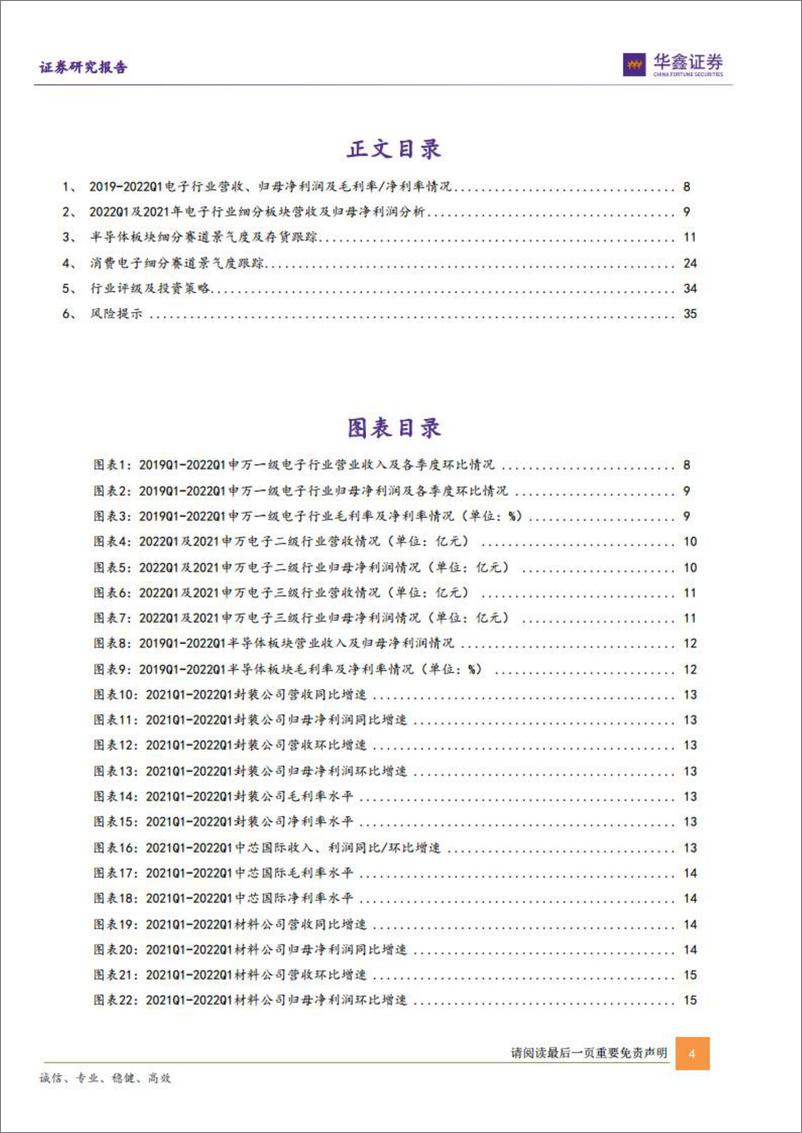 《电子行业板块2022Q1业绩分析：半导体高景气依旧，消费电子静待困境反转-20220516-华鑫证券-37页》 - 第5页预览图