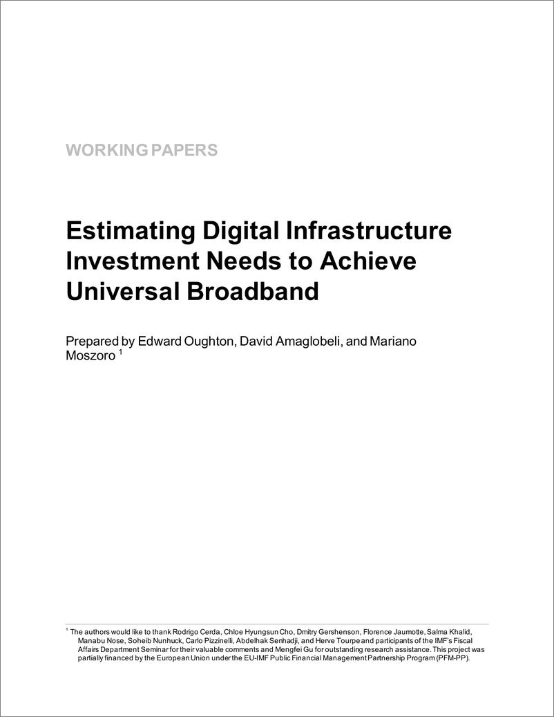 《IMF-估算实现通用宽带所需的数字基础设施投资（英）-2023.2-34页》 - 第4页预览图
