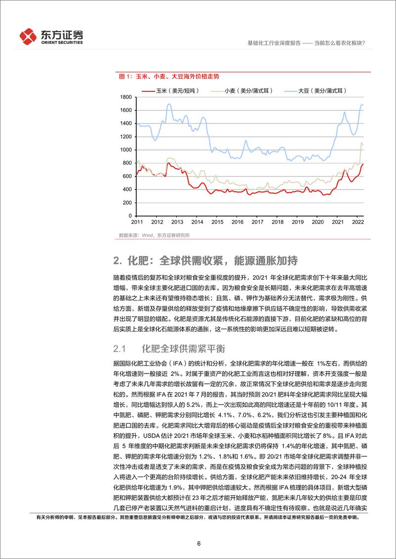 《基础化工行业：当前怎么看农化板块？-20220526-东方证券-27页》 - 第7页预览图