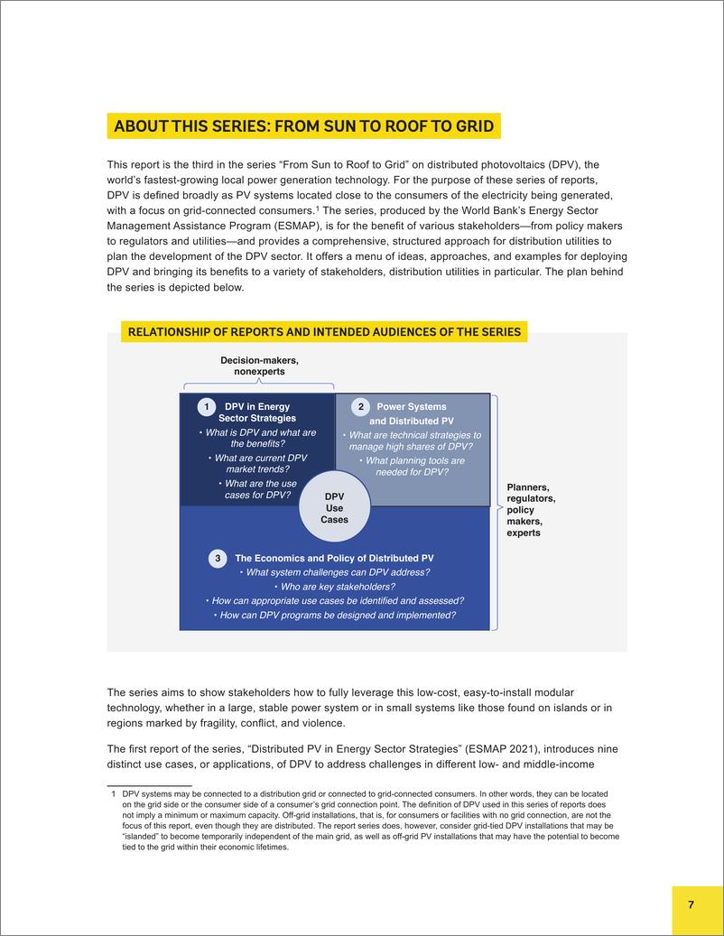 《世界银行-从太阳到屋顶再到电网——分布式光伏的经济与政策（英）》 - 第7页预览图
