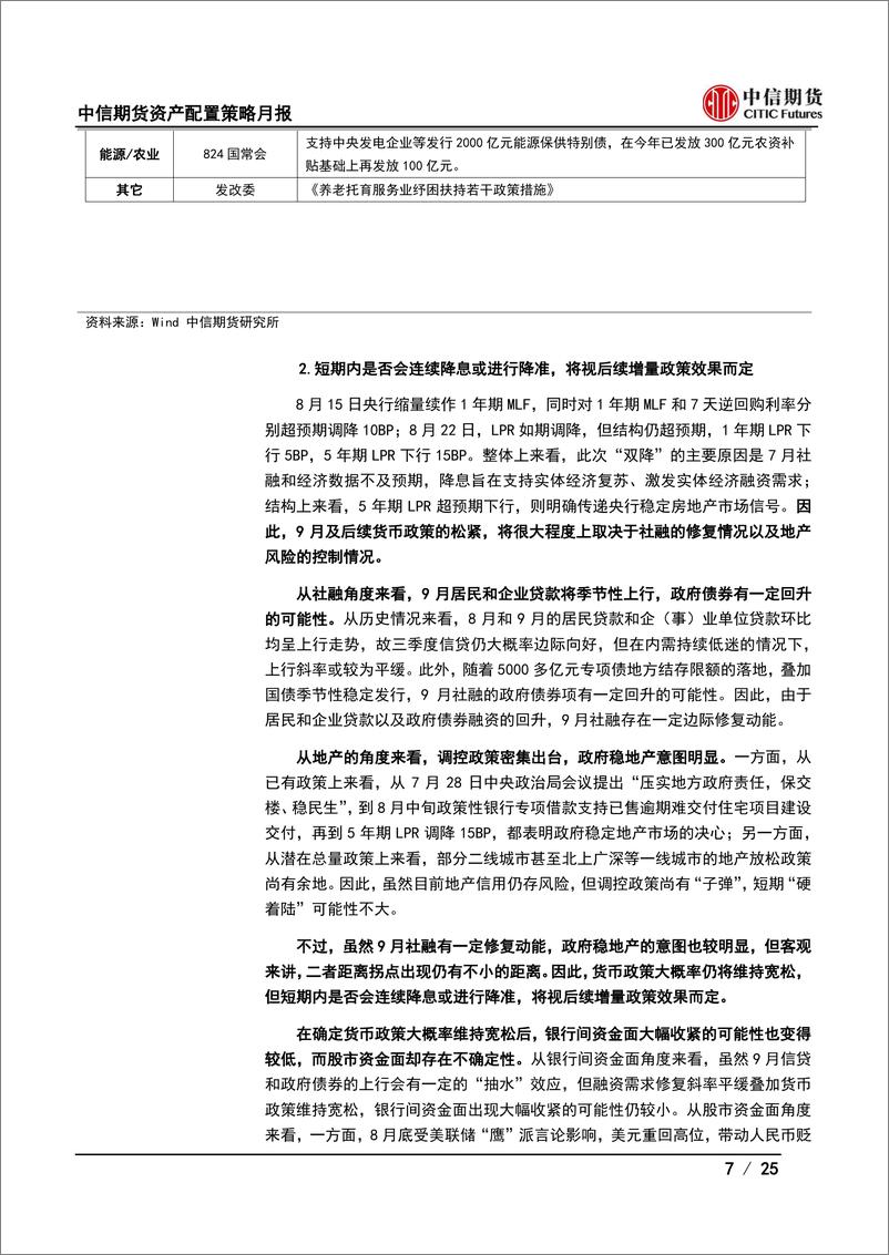 《资产配置策略月报：震荡走势，保持耐心-20220903-中信期货-25页》 - 第8页预览图