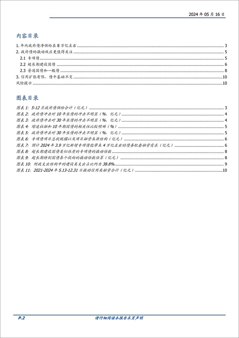 《固定收益专题：政府债券供给放量，乘数效应有多大？-240516-国盛证券-11页》 - 第2页预览图