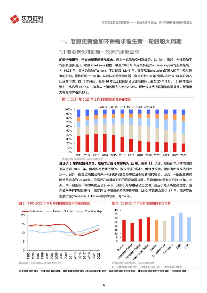 《国防军工行业深度报告：船舶大周期启动，结构升级利好国内头部船企-20230830-东方证券-43页》 - 第7页预览图