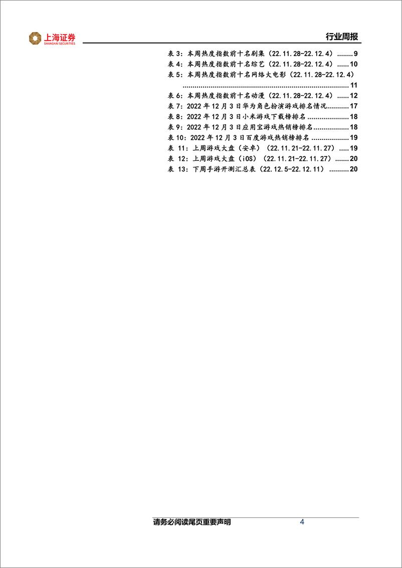 《互联网传媒行业周报：订阅制有望成为新的游戏变现模式，关注供需错配的端游市场-20221203-上海证券-23页》 - 第4页预览图