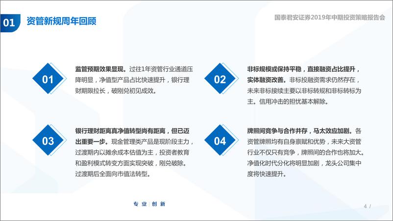 《资管新规周年回顾暨信托行业2019年中期策略：牌照优势仍在，转型中龙头胜出-20190603-国泰君安-31页》 - 第4页预览图