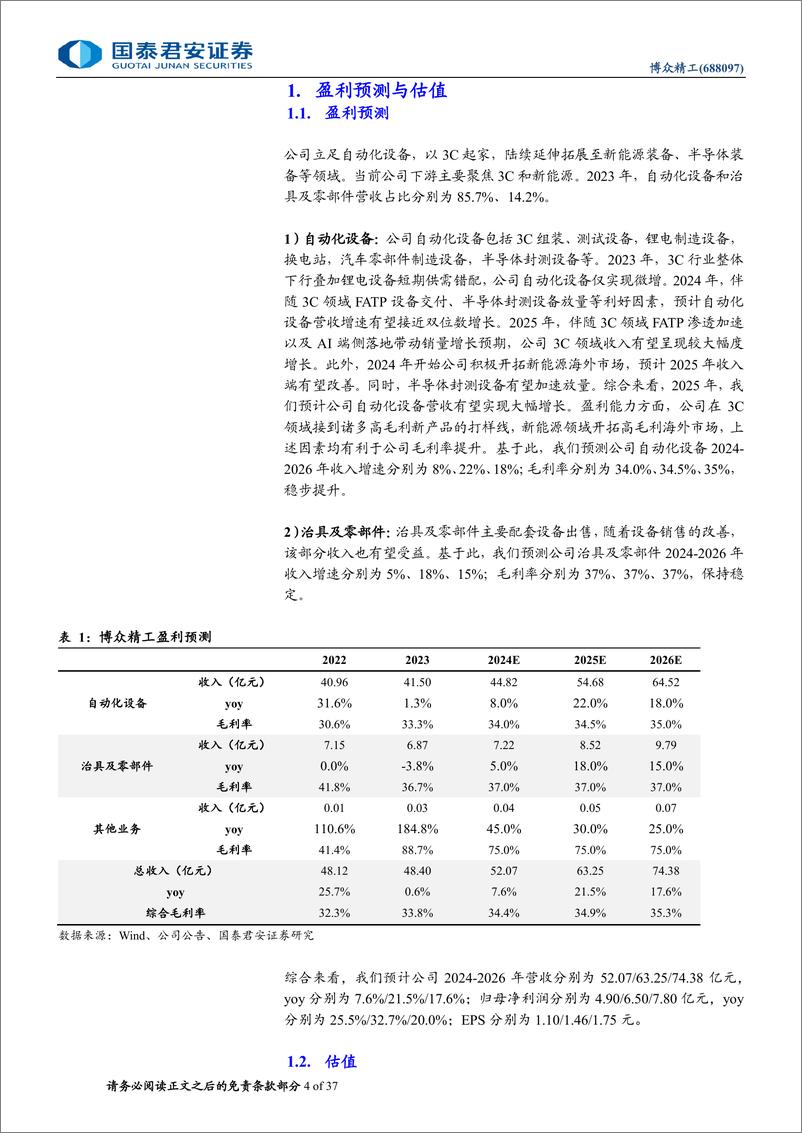 《国泰君安-博众精工-688097-博众精工首次覆盖报告_3C组装龙头_充分受益AI端侧落地》 - 第4页预览图