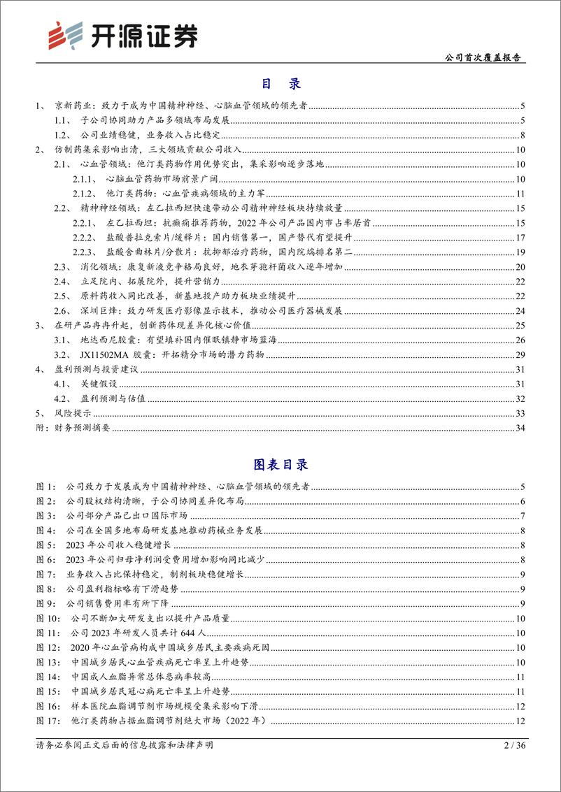 《开源证券-京新药业-002020-公司首次覆盖报告：成品药稳中有增，失眠新药放量可期》 - 第2页预览图