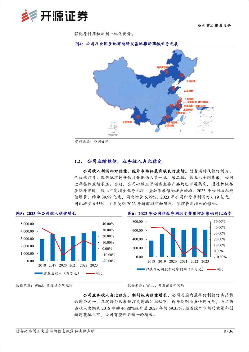 《开源证券-京新药业-002020-公司首次覆盖报告：成品药稳中有增，失眠新药放量可期》 - 第8页预览图