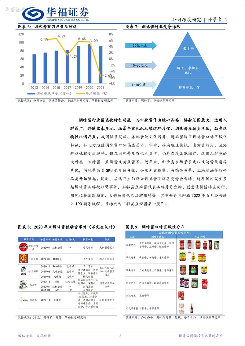 《华福证券-仲景食品-300908-稳健基因孕育长期价值，产品、渠道破圈谱写成长新篇》 - 第8页预览图