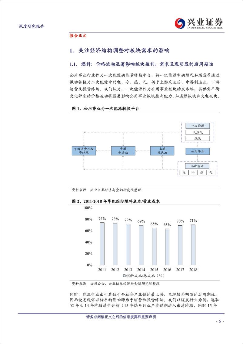 《公用事业行业2019年中期策略：经济增速换挡，关注清洁能源需求增长-20190606-兴业证券-45页》 - 第6页预览图