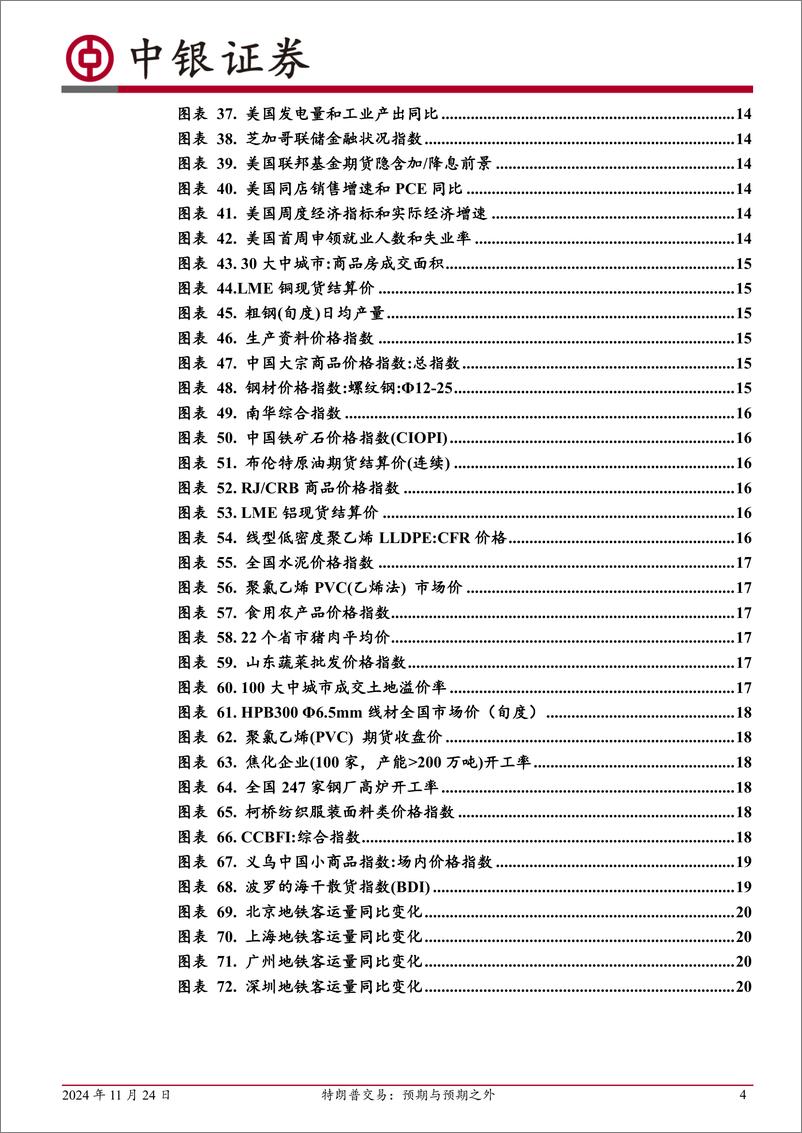 《高频数据扫描：特朗普交易，预期与预期之外-241124-中银证券-22页》 - 第4页预览图