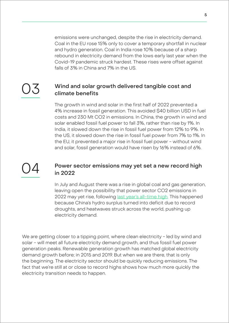 《全球电力洞察2022年上半年（英）-27页》 - 第6页预览图