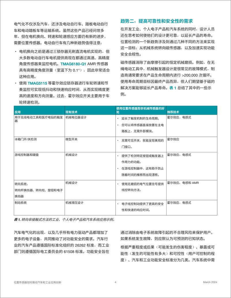 《位置传感器如何推动汽车和工业应用创新》 - 第4页预览图