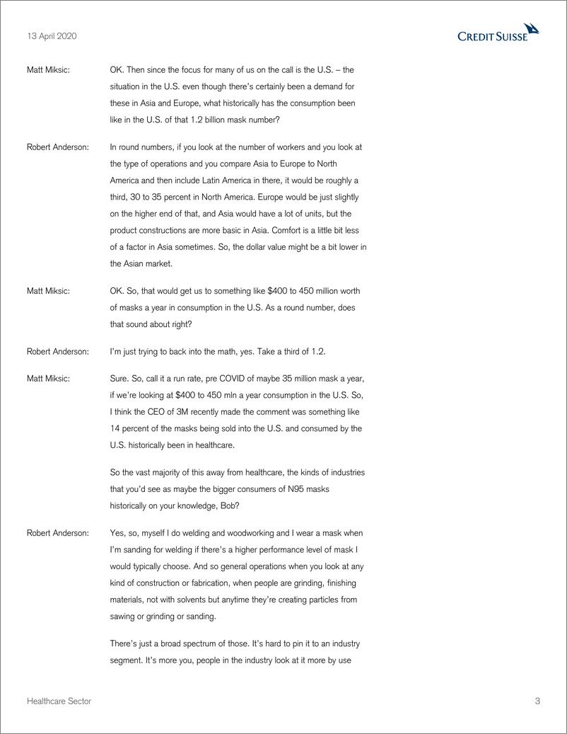 《瑞信-美股-医疗行业-美国医疗业：防护装备的供需情况-2020.4.13-28页》 - 第4页预览图