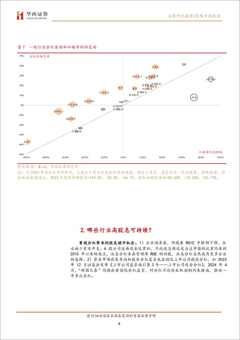 《【华西策略】哪些行业高股息可持续？-240528-华西证券-14页》 - 第6页预览图