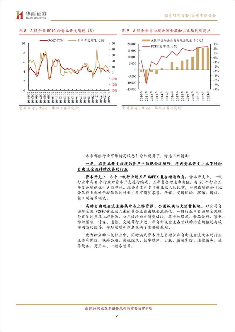 《【华西策略】哪些行业高股息可持续？-240528-华西证券-14页》 - 第7页预览图